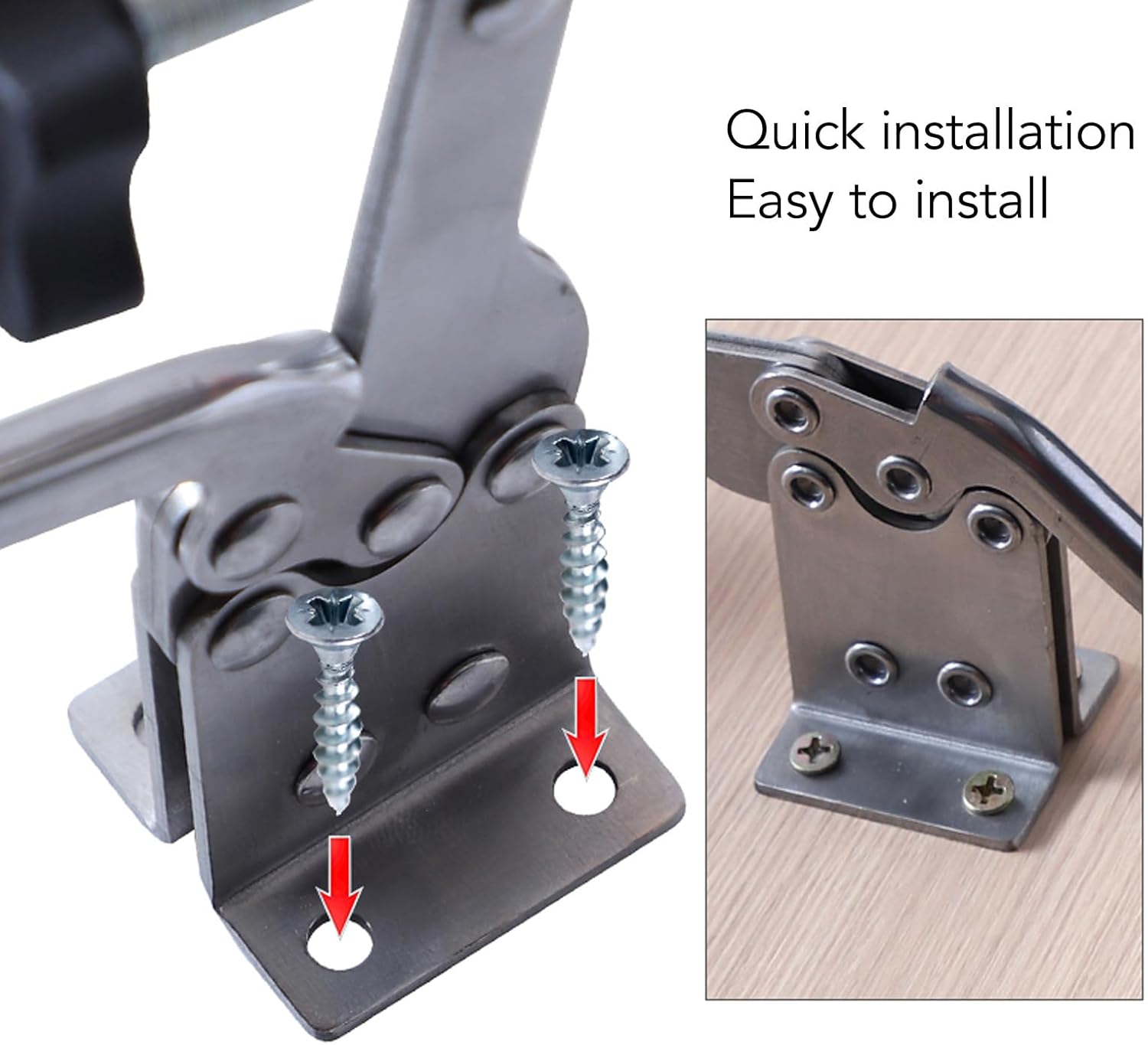 Toggle Clamp, Woodworking Vertical Stainless Steel Quick Release Large Hold Down Tool