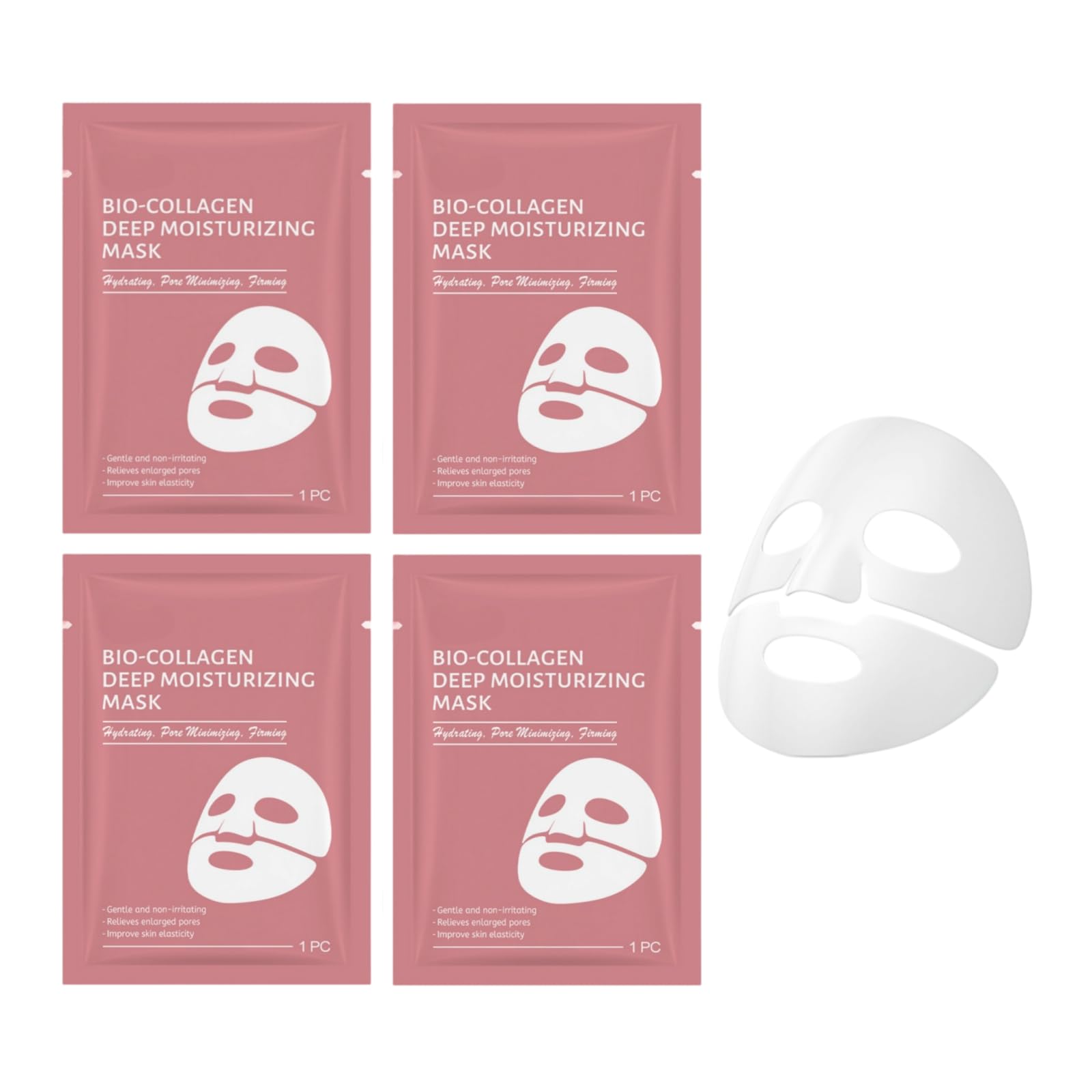 Collagen Hydrogel Face Mask, 1 confezione idratante per viso