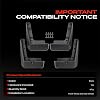 A-Premium Deflectores de lodo compatibles con Kia K5 2021-2025 Sedán | Protectores contra salpicaduras sin necesidad de perforar, con accesorios de instalación, juego de 4 guardabarros delanteros y traseros 5