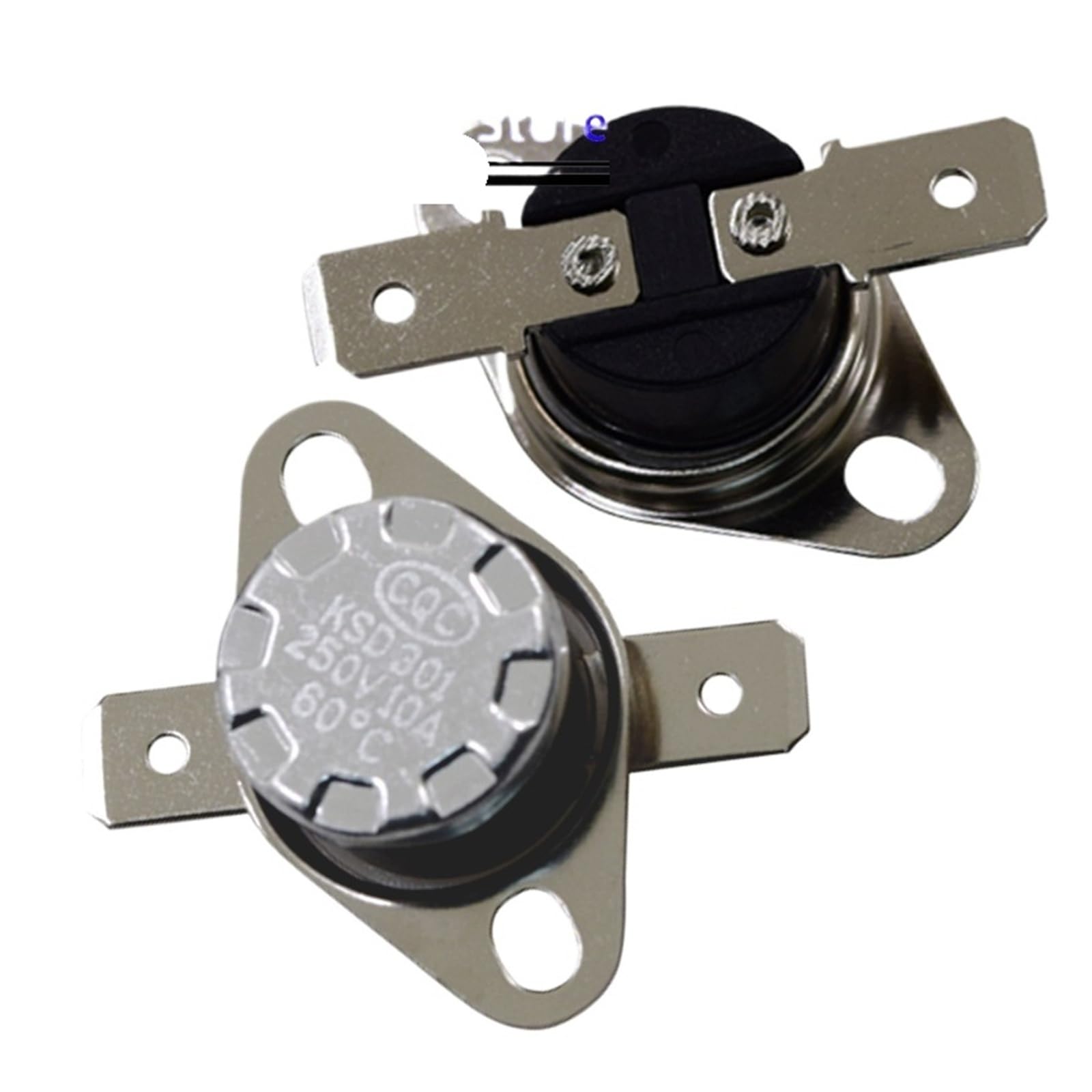 5PCS Bimetal thermostat KSD301 0~350C 10A Temperature Switch Thermal Control Degree Automatic Reset Thermostat 75 85 95(0C)
