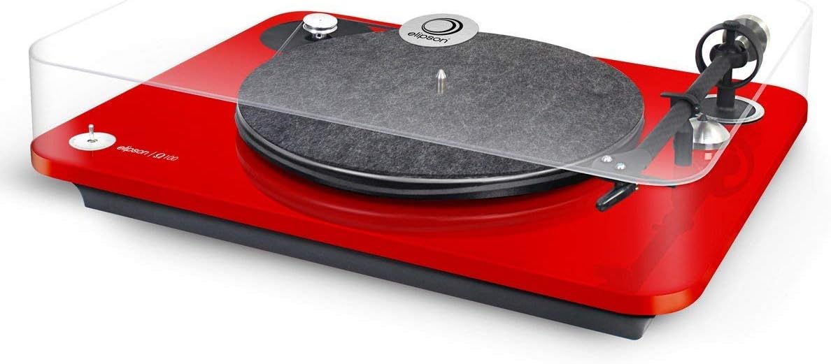 elipson Omega 100 3-Speed Turntable (Red)