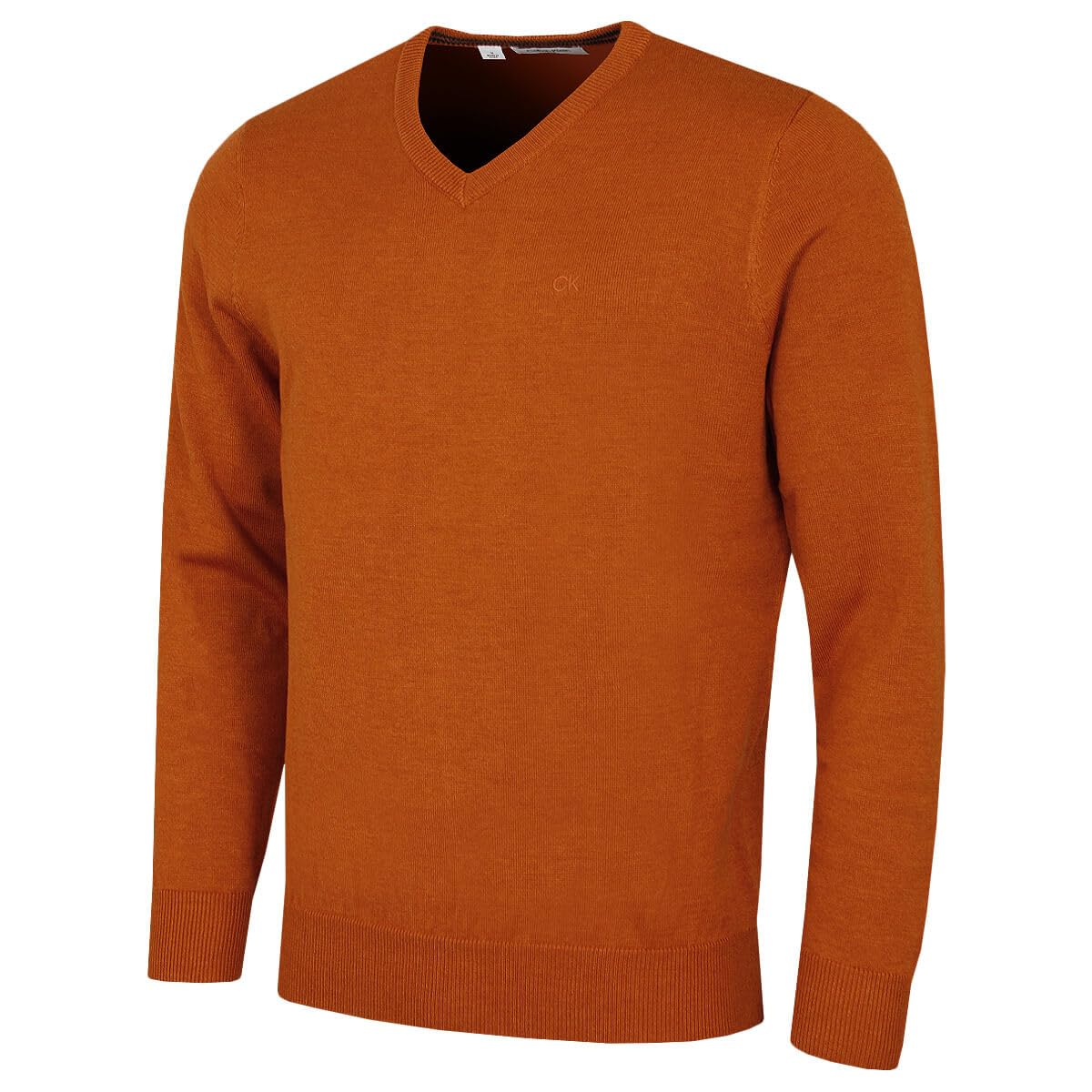 Calvin Klein Men's Ginger V-Neck Soft Cotton Sweater - Xxl