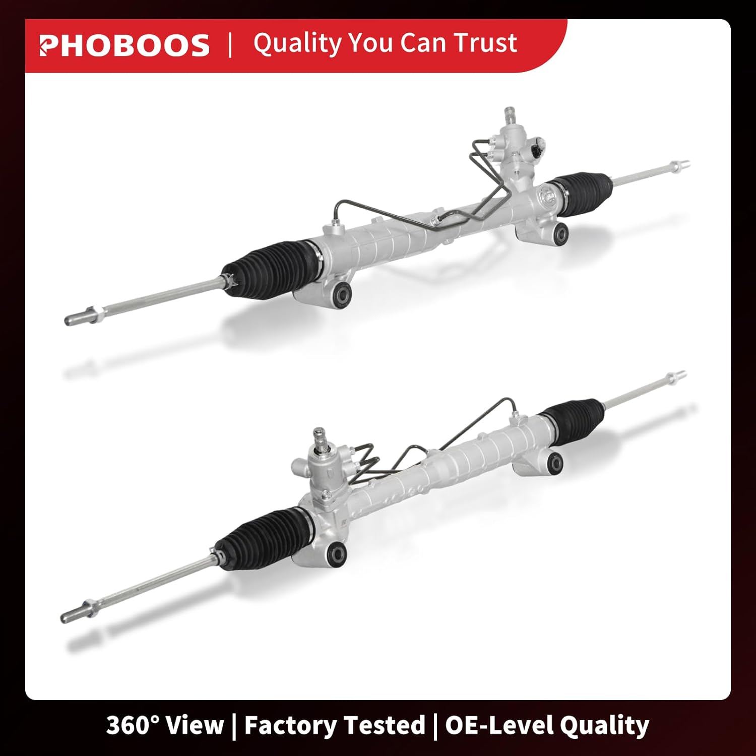 PHOBOOS Hydraulic Power Steering Rack and Pinion Assembly Compatible with Suzuki Grand Vitara 2009-2013/2006-2008/2009-2010, 2.4L 2.7L 3.2L, New unit, Leak-proof, Direct Fit,Ref. 26-8010