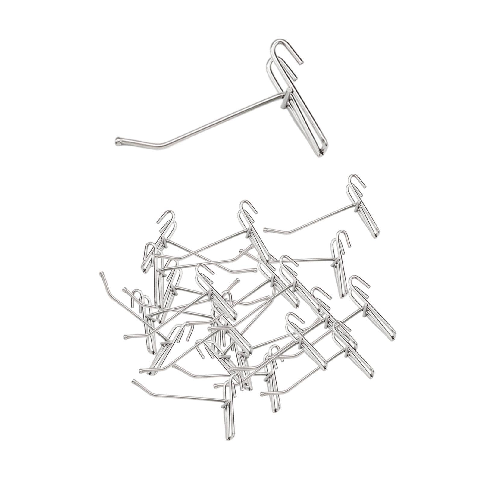 QUILSTM Premium Heavy Duty Grid Wall Hooks Stainless Steel Crafted for Retail Jewelry and Supermarkets Ensuring Efficient Jewelry Store Shelf Hooks Hangers