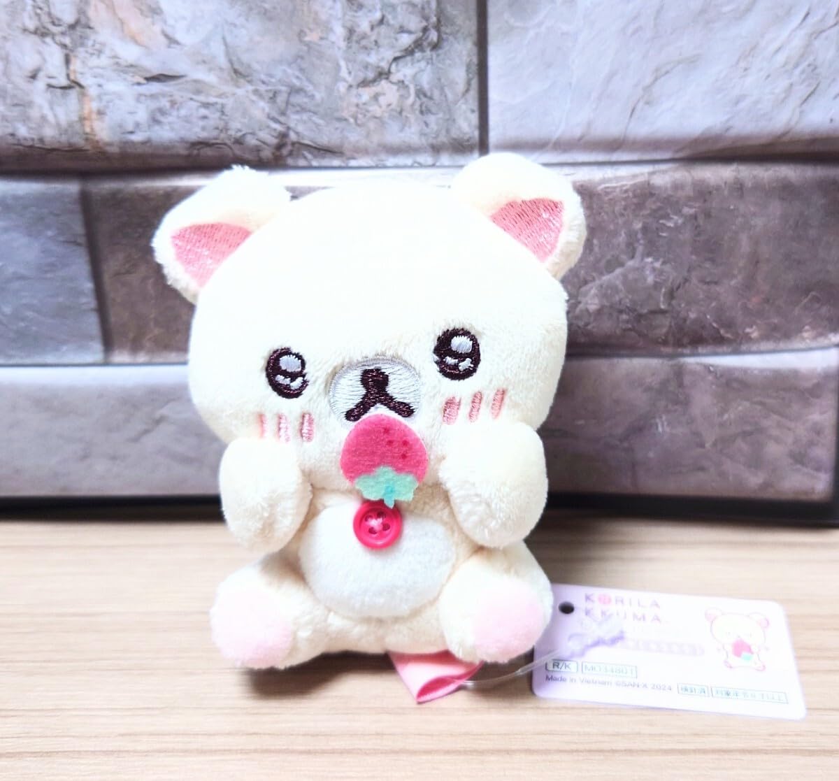 Amazon.co.jp: コリッラクマのいちごないちにち/てのりぬいぐるみ 
