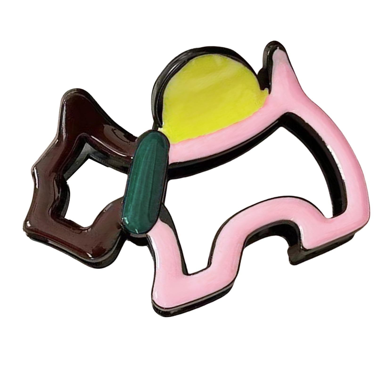 MICFENY Animal Design Hair Clip Practical Acrylic Hairpin Stylish Hairpin Hair Decoraion Hair For Girls Daily Use