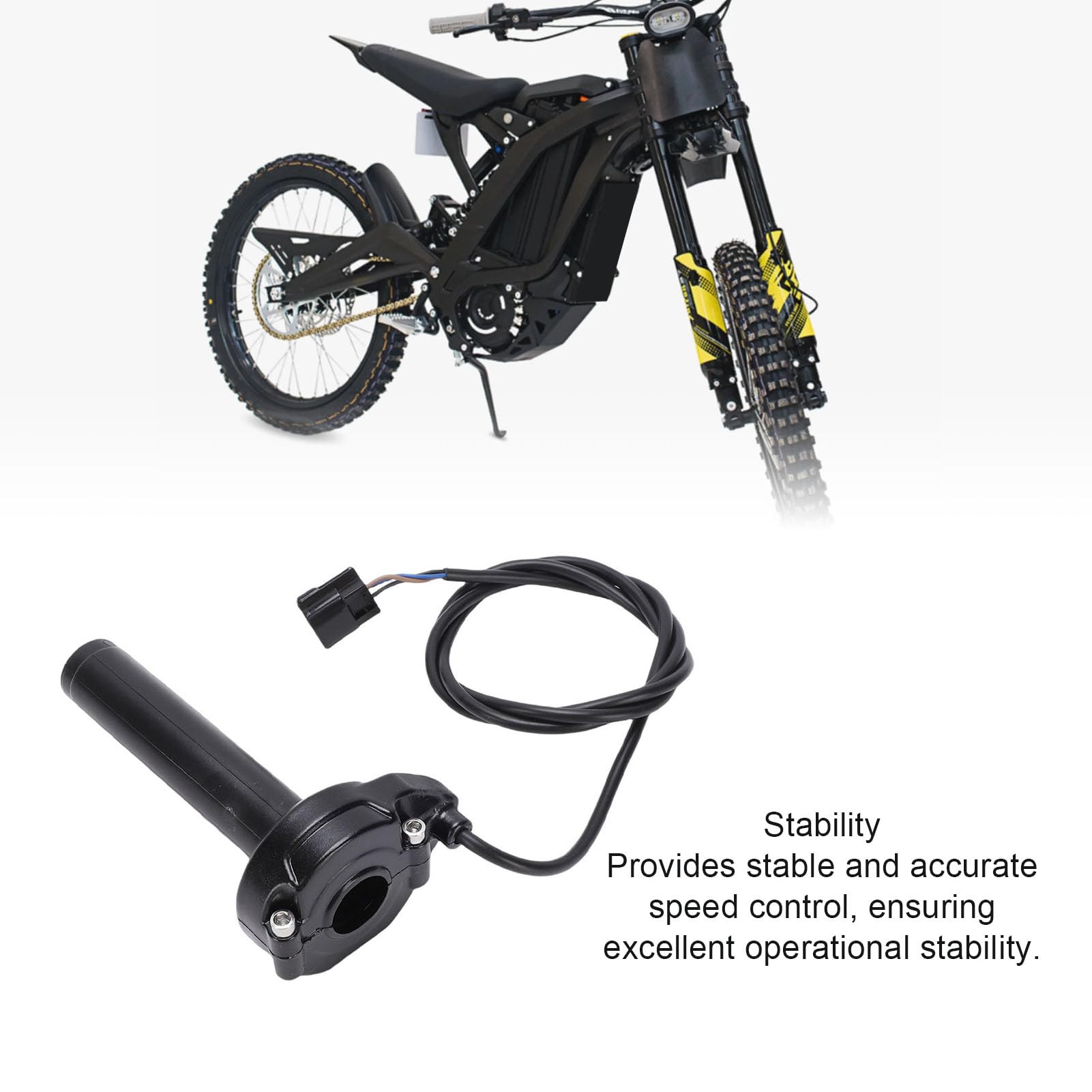 banapoy Manetki Gazu, Manetka Gazu z łożyskiem Rolkowym, Elektryczny Manetka do Surron Light Bee X S X160 X260 (BLACK)