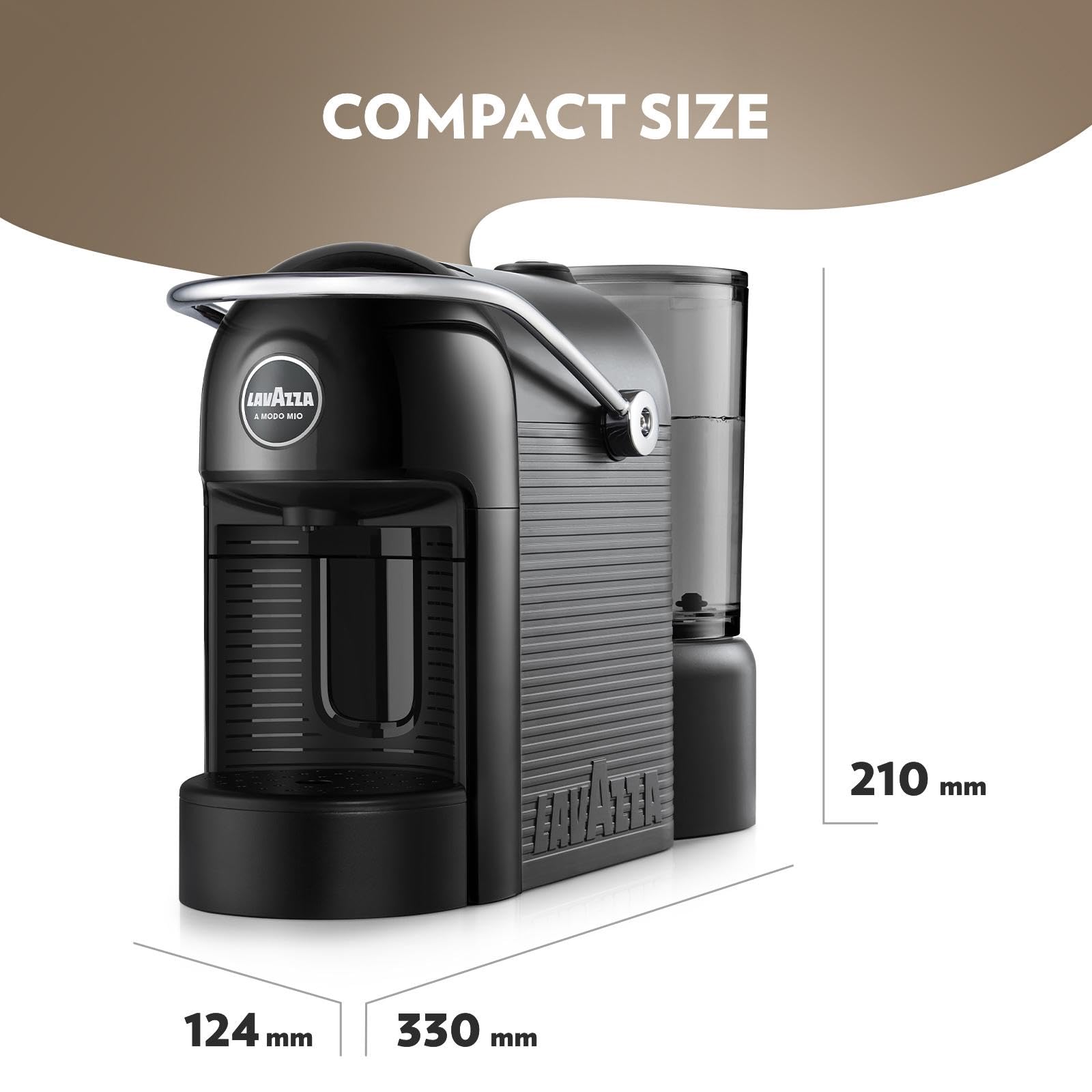 Image secondaire de Lavazza, A Modo Mio Jolie EVO - Machine à capsules de café en plastique recyclé à 36% - Compatible avec les dosettes A Modo Mio,