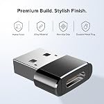 USB to USB C Adapter (Pack of 4) | Type-C Female to A Male Charger Converter for iPhone 17 Air Pro Max 16e 16 15 14 13 Plus Pro Max, Apple Watch11 10 9, Samsung S25,MacBooks,Laptops,Car