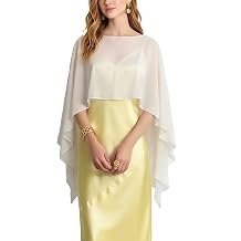 Women Chiffon Shawl Cape Mesh Sheer Poncho Top Capelets for Evening Dress Shawl Wraps Cover Up Wedding Party