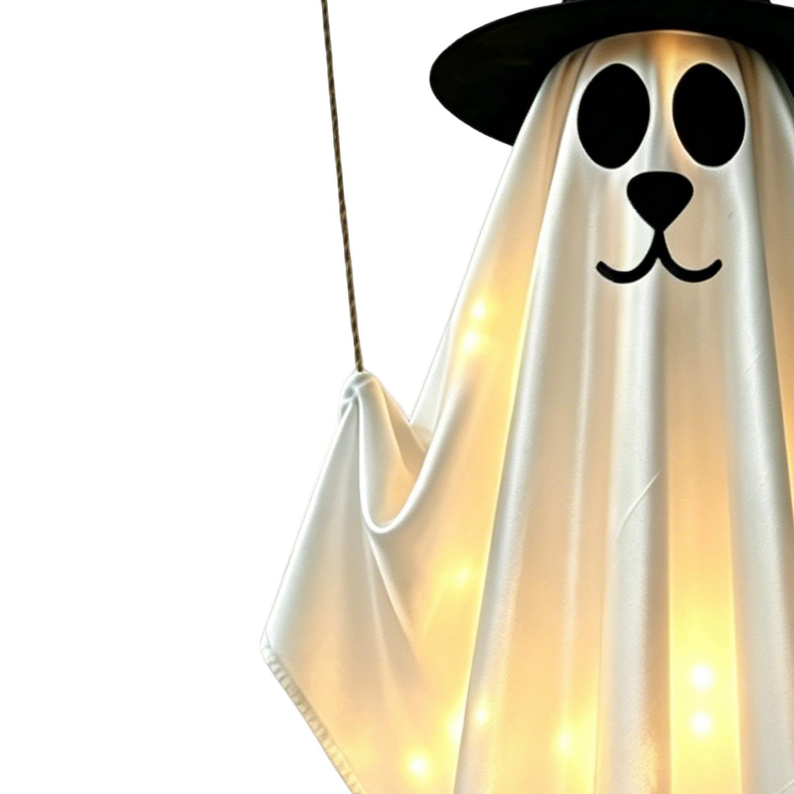 Decorazioni Halloween All'Aperto Cane Fantasma Altalena Luminosa 150 Cm