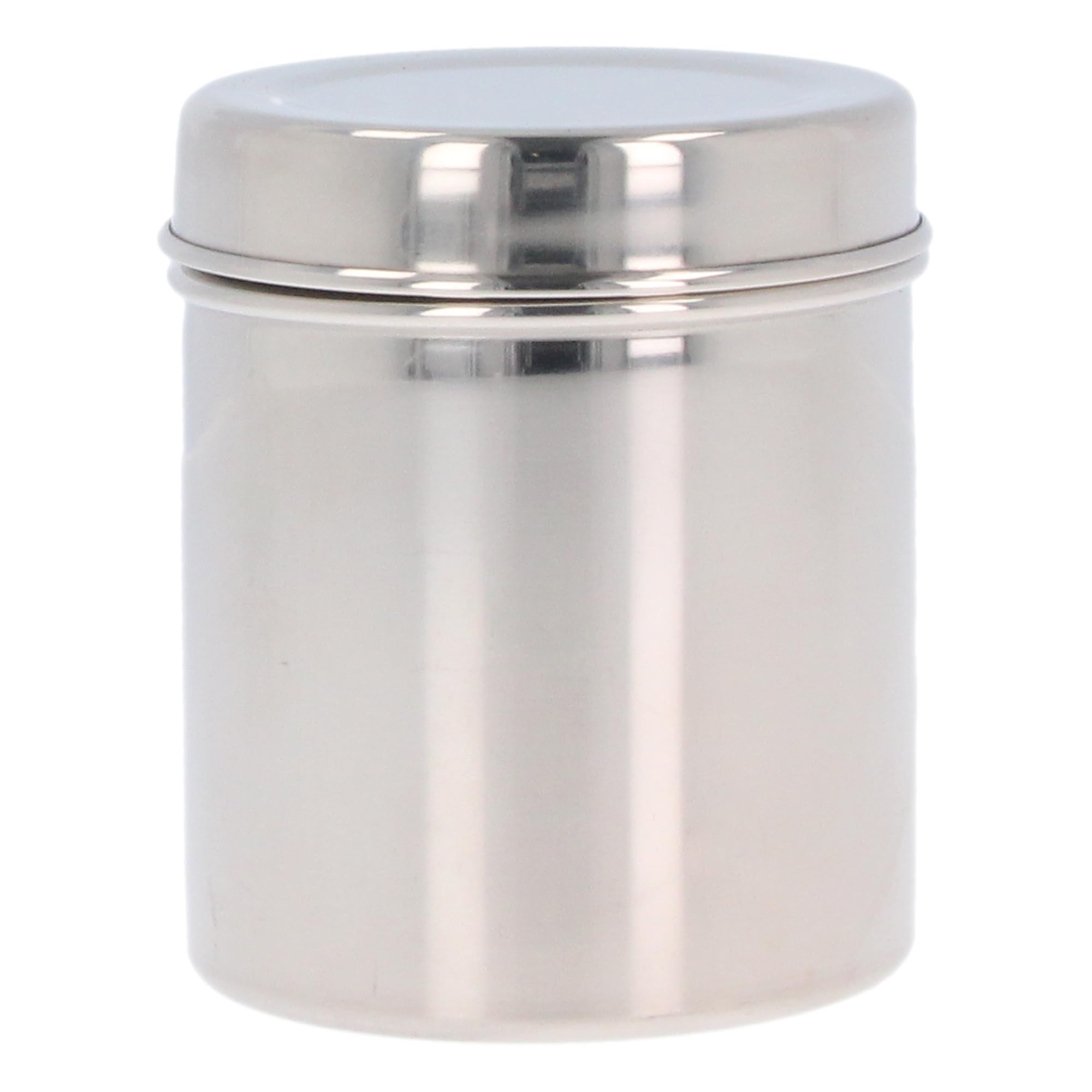 Stainless Steel Canister Kitchen Storage Indian Ubha Dabba Vertical Canister Small Medium Large Metal Storage Tin Jar Multipurpose Airtight for Dry Food Tea Sugar Flour Snack (No8 (Diameter: 9cm))