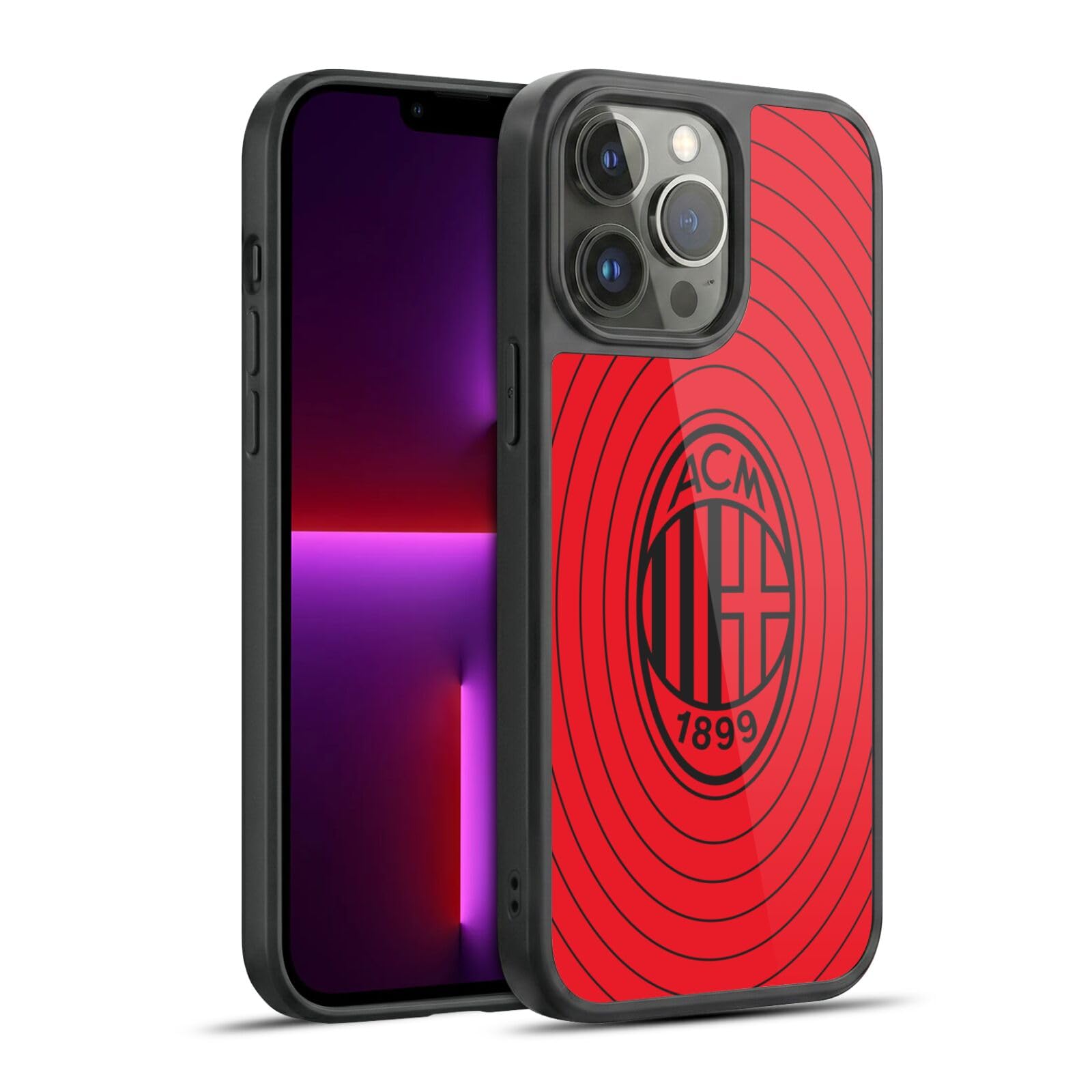 Coque AC Milan iPhone 13 Pro Max au stade et en déplacement quotidien - 8