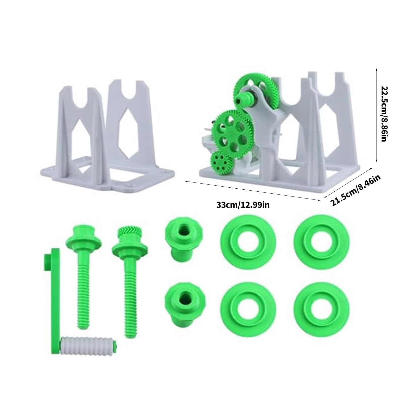 Bobinadora de filamento para impresora 3D, herramienta manual de manivela para gestión de bobinas sin enredos, portátil y fácil de montar, ideal para uso doméstico y taller