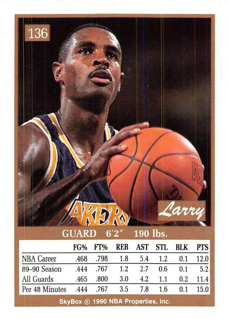 NBAカード Amazon.com: 1990-91 SkyBox Basketball #136 Larry Drew Los