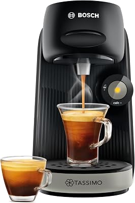 💎 75% MEGA DEAL! Tassimo by Bosch, Finesse Classic Friendly, Pod Coffee Machine, TAS1620GB, with INTELLIBREW, compatible with 50 Different Beverages, 0.7 Litres, Black