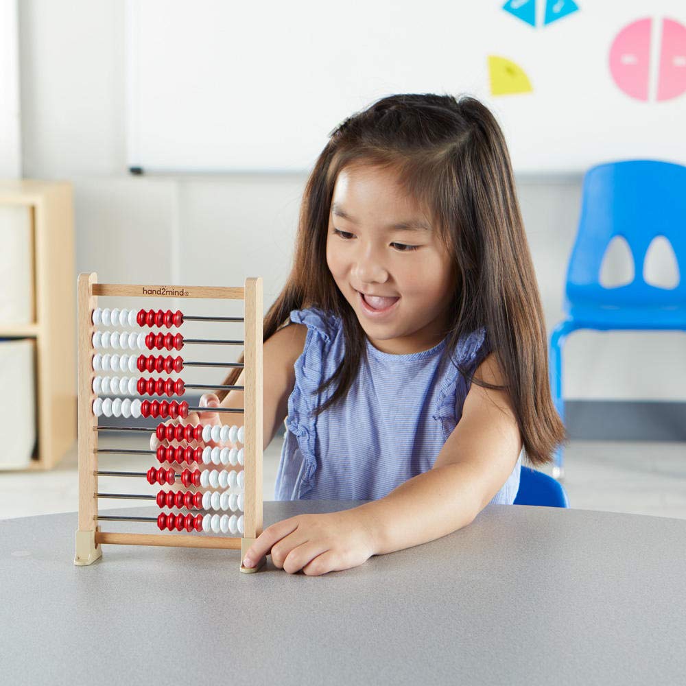 PERSELOSO Abacus Rechenrahmen - Lernspielzeug Für Kinder Mathematik