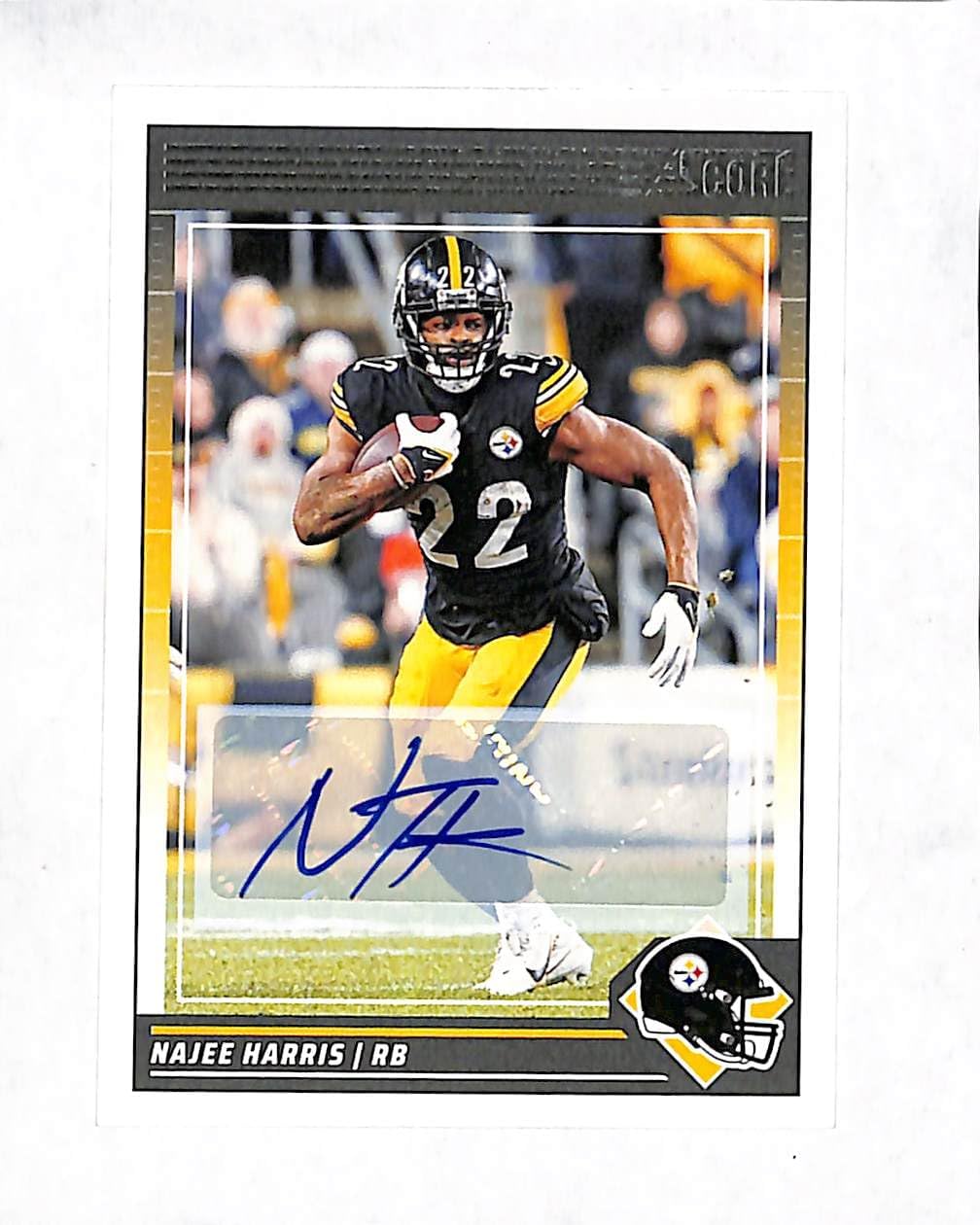 2024 Score Football Panini #239 Najee Harris Auto Autograph Rookie Card Pittsburgh