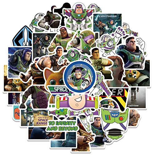 52PCS Buzz Lightyear Cartoon Movie Stickers Space Ranger Stickers