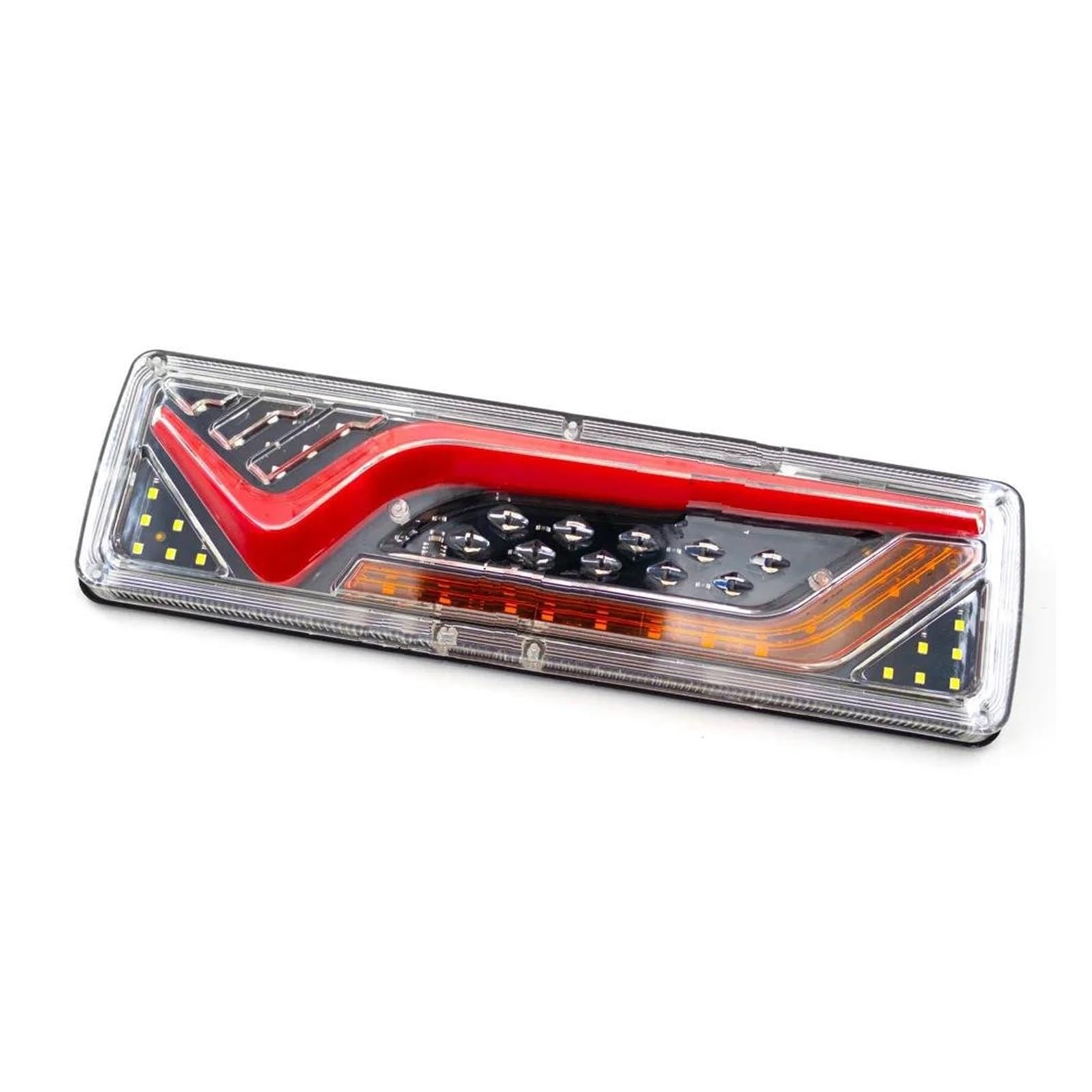 Genérico Faros Traseros 2 uds 12V 24V luces traseras camiones remolques coches luz trasera LED señal giro para autobús Luz Izquierda
