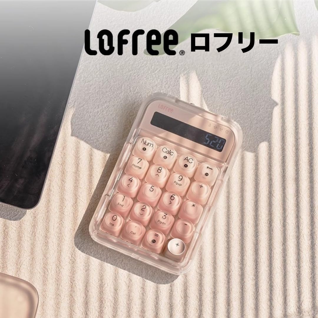Amazon.co.jp: 電卓 かわいい 女子 Lofree ロフリー 電卓 テンキー 10