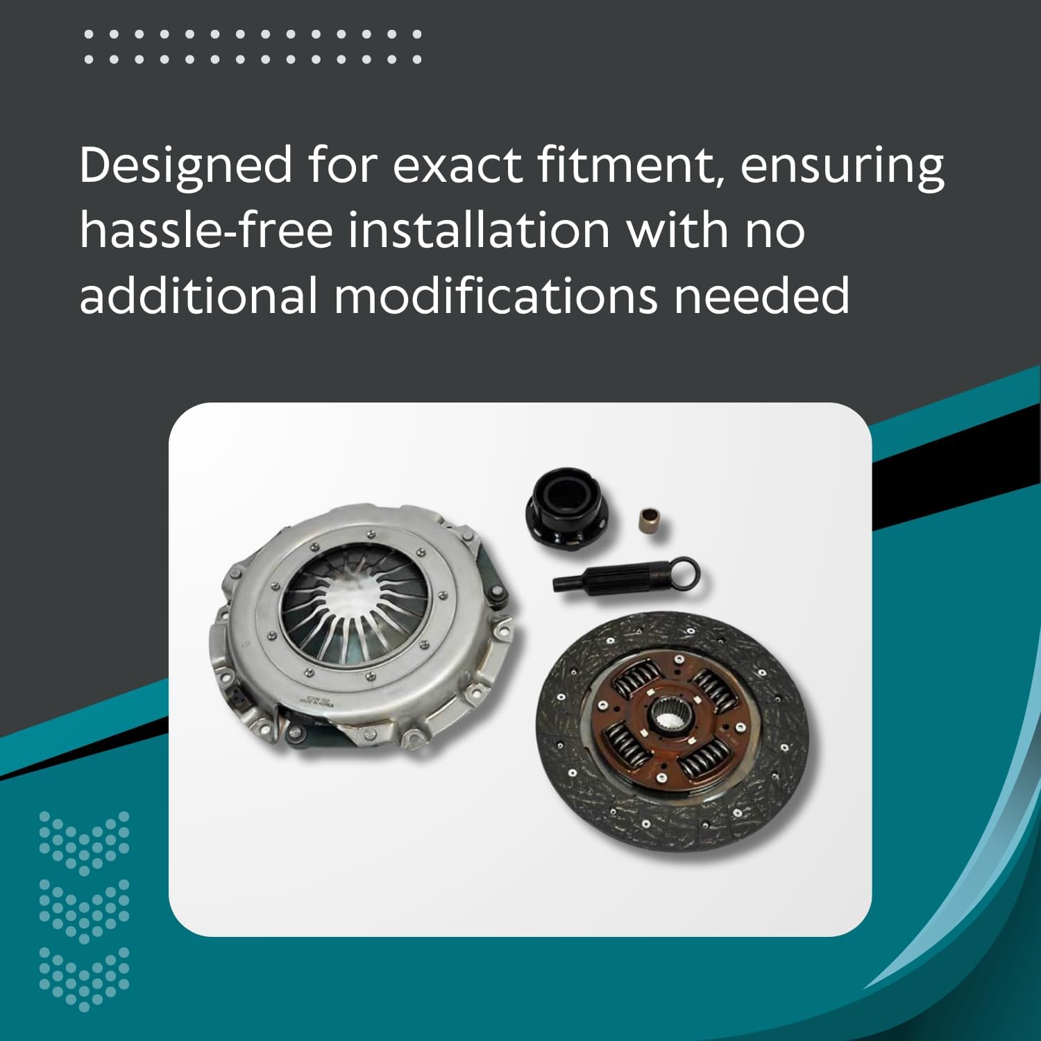 EFT Racing HD Clutch Kit for 1996-2001 GMC Sonoma Chevy S-10 Isuzu Hombre 2.2L OHV Engine - Enhanced Performance & Smooth Engagement - Precise Fitment - Durable and Reliable - 12 Month Warranty