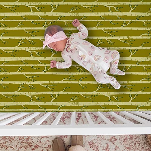 Soft Jersey Knitted Stretchy Pack N Play Fitted Sheet Set For Baby, 2 Pack Premium Mini Crib Sheets For Standard Pack N Play Mattress #TOP5