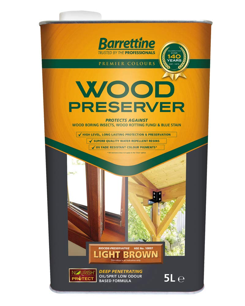 Nourish & Protect 5 L Wood Preserver Light Brown