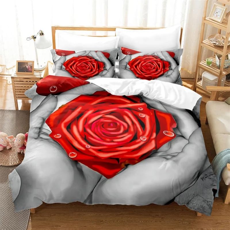 Housse de couette 140x200 microfibre 110g/m² hypoallergénique et anti-plis