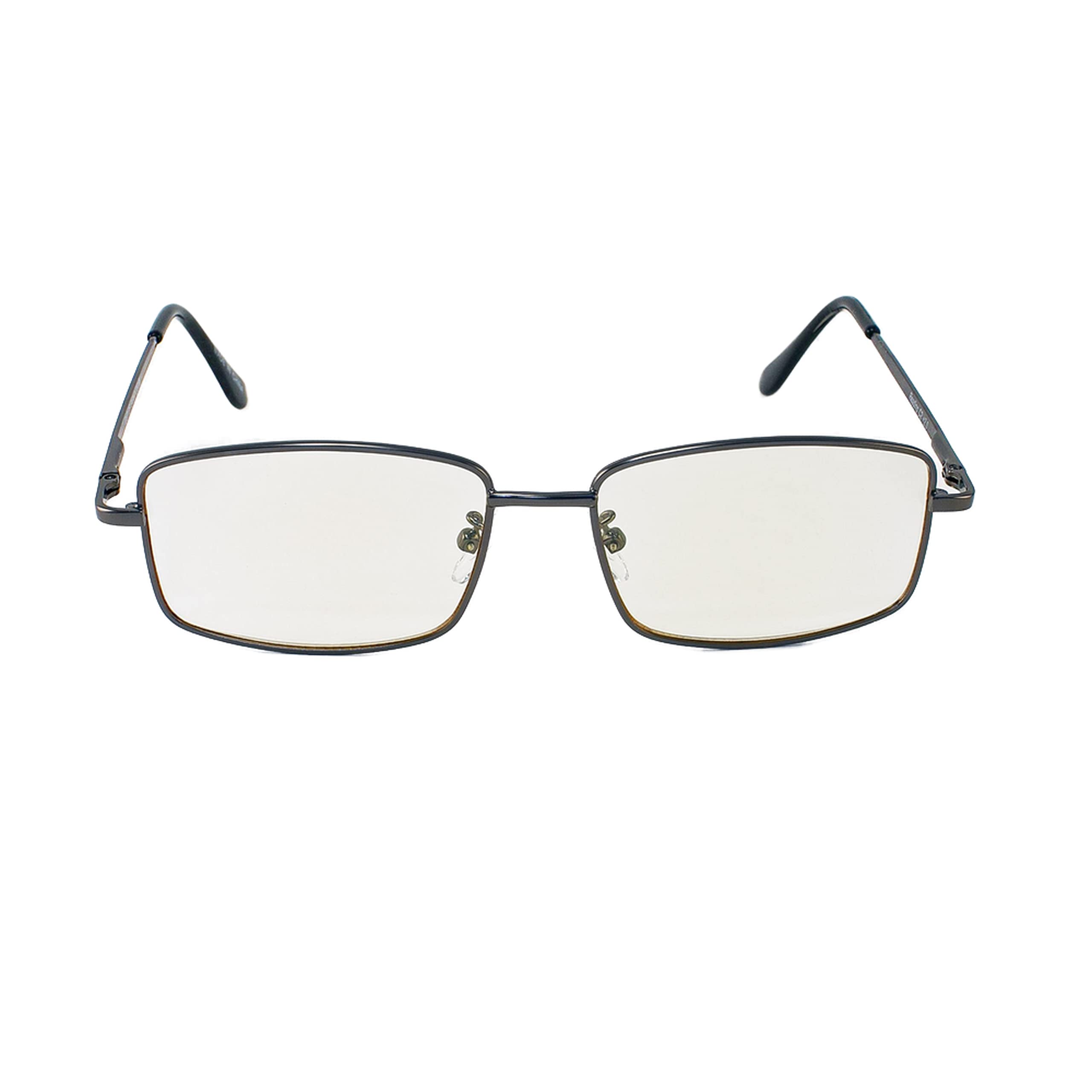 Reading Glasses Shop Style MET1 Metallic Reading Glasses, 1.50 Strength, Gunmetal