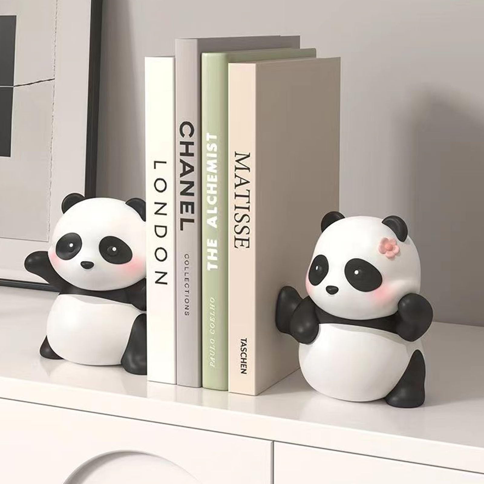 Amazon.com: Whbbbj 2pcs Panda Ornament Bookends, Cute Panda