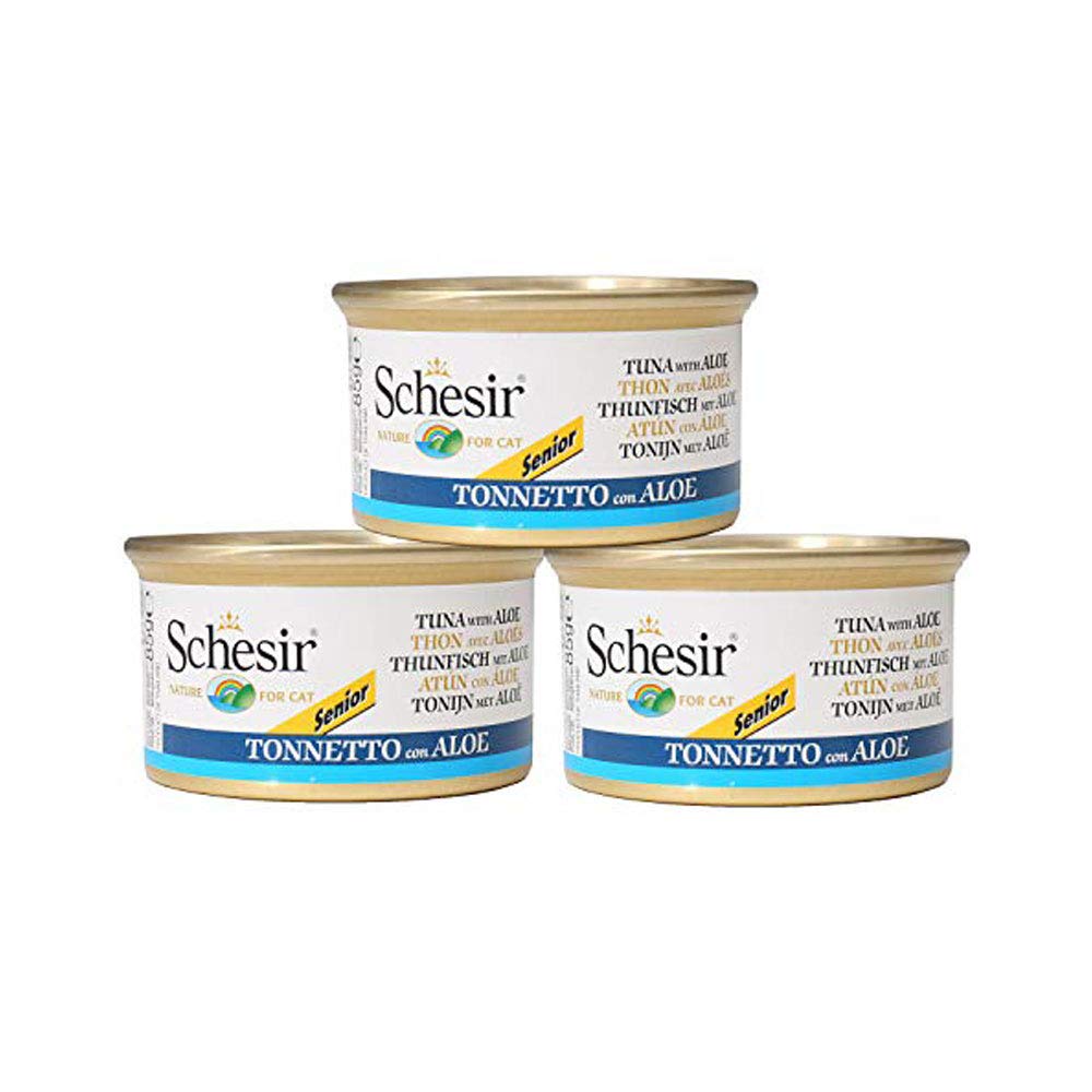 Schesir Senior Wet Cat Food Tuna with Aloe 85 gm (Pack of 3) (B0BR98ZMXP) Amazon Price History, Amazon Price Tracker