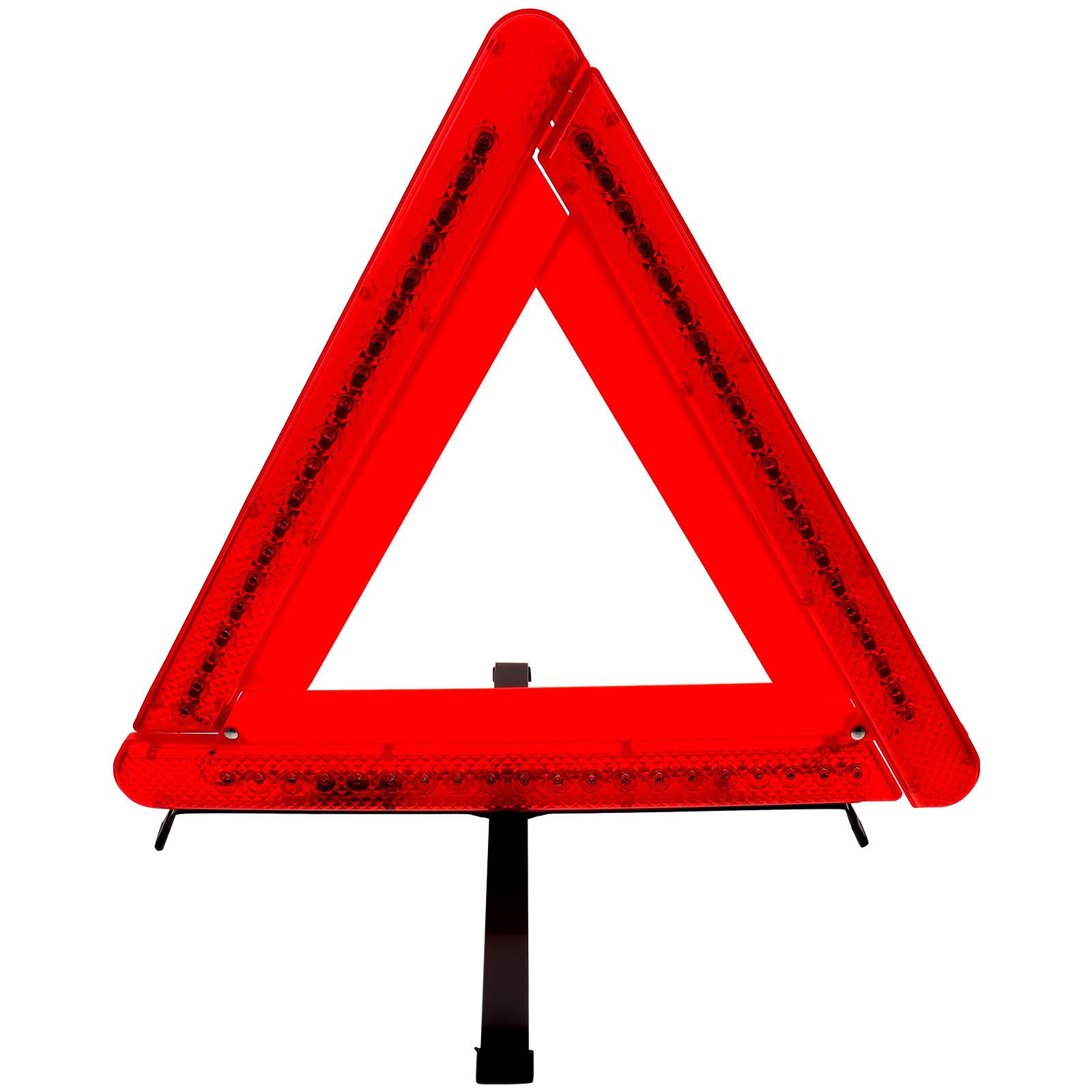 Triangle de LED rouge pliable pour sécuriser votre camion lors des arrêts d'urgence la nuit - 8