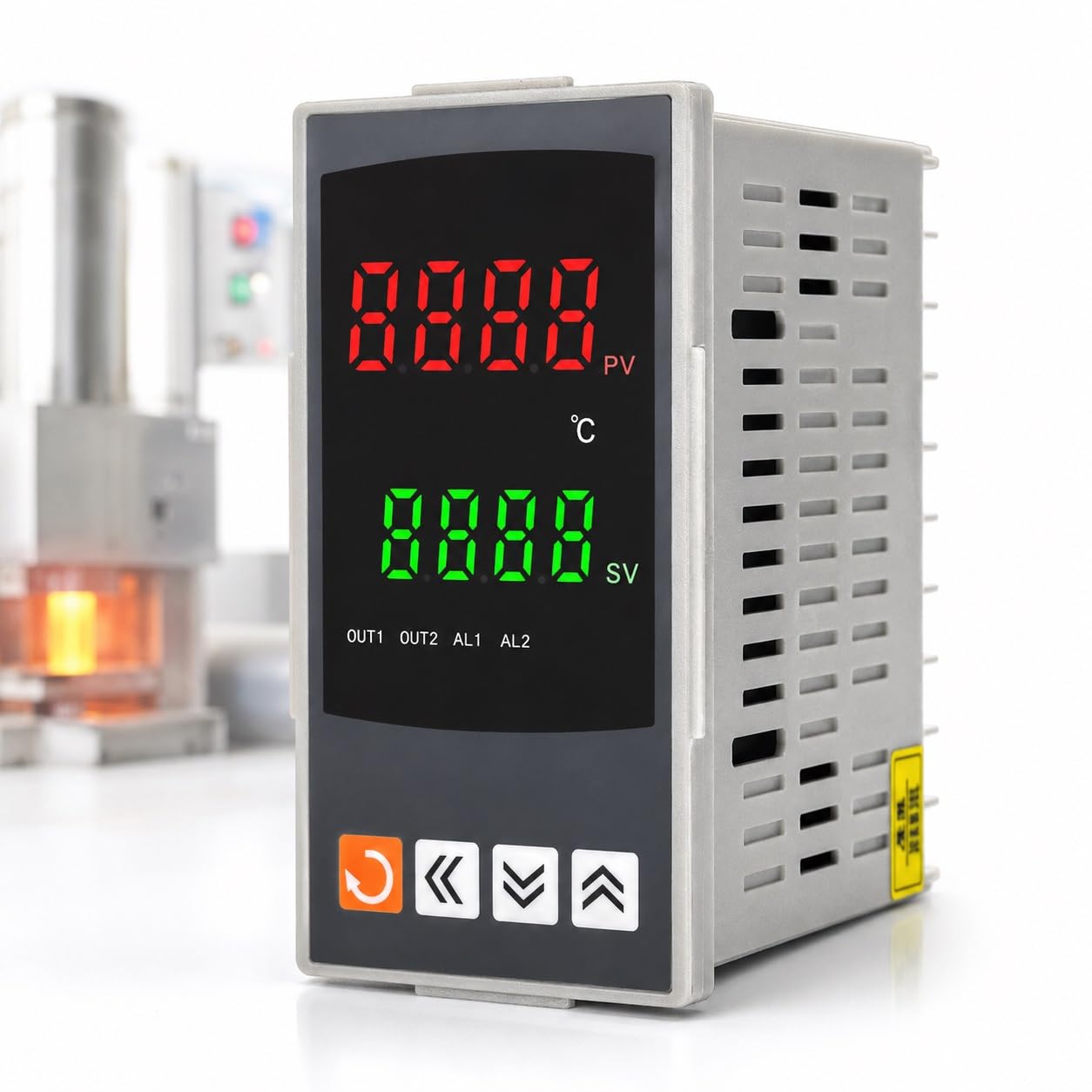 CTN4V-461 PID Temperature Controller Digital Display Intelligent Dual Output Relay SSR 4-20mA Control 48x96mm 100-240VAC Multi-Input Thermostat for Industrial(24V CTN4L-261)
