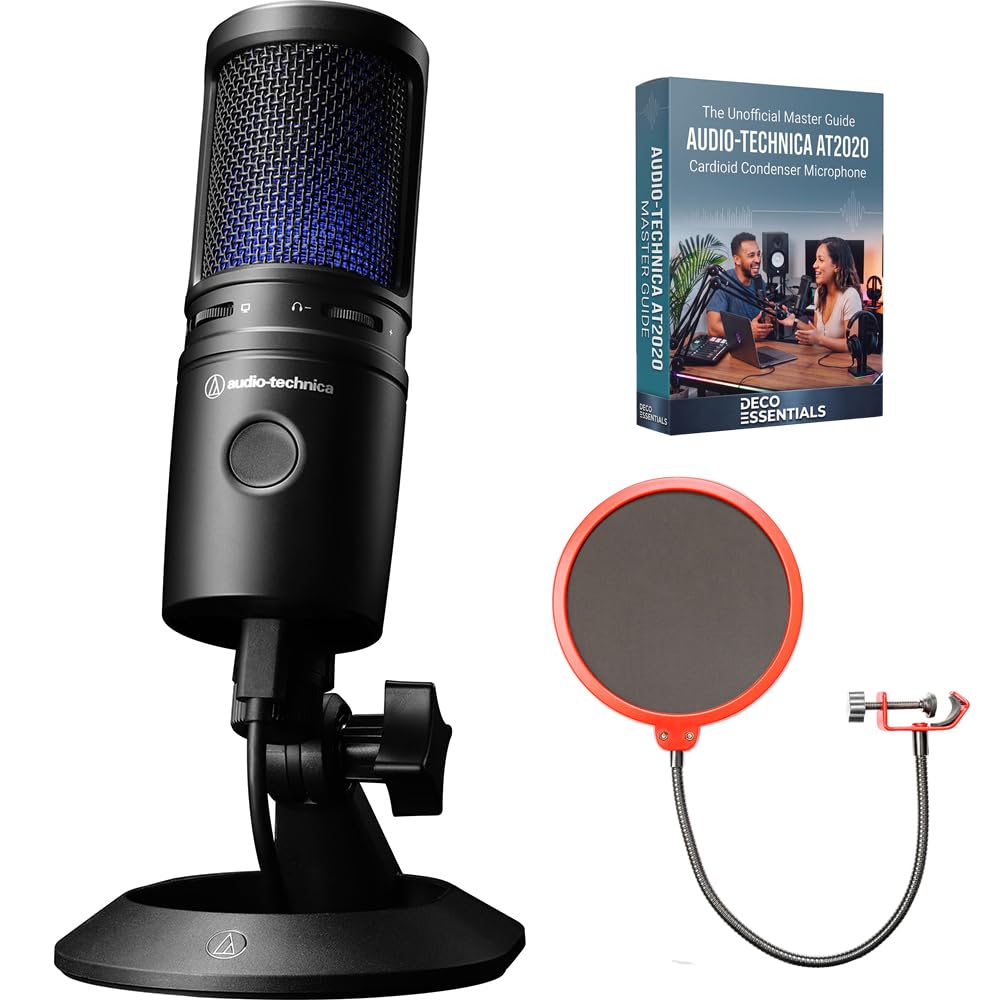 Audio-Technica Cardioid Condenser USB Microphone (AT2020USBX