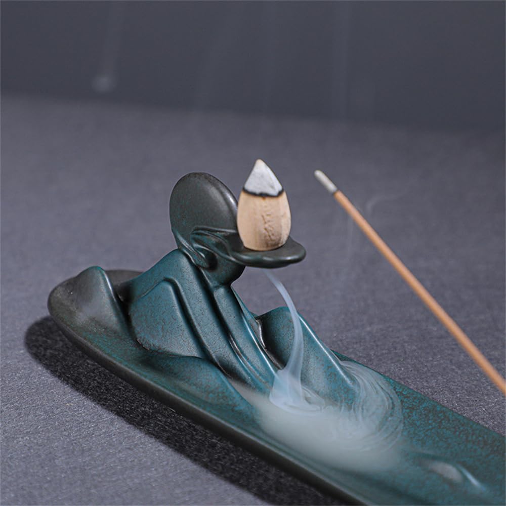 Amazon｜お香立て流川香線香立て陶器製逆流香香炉インセンスホルダー