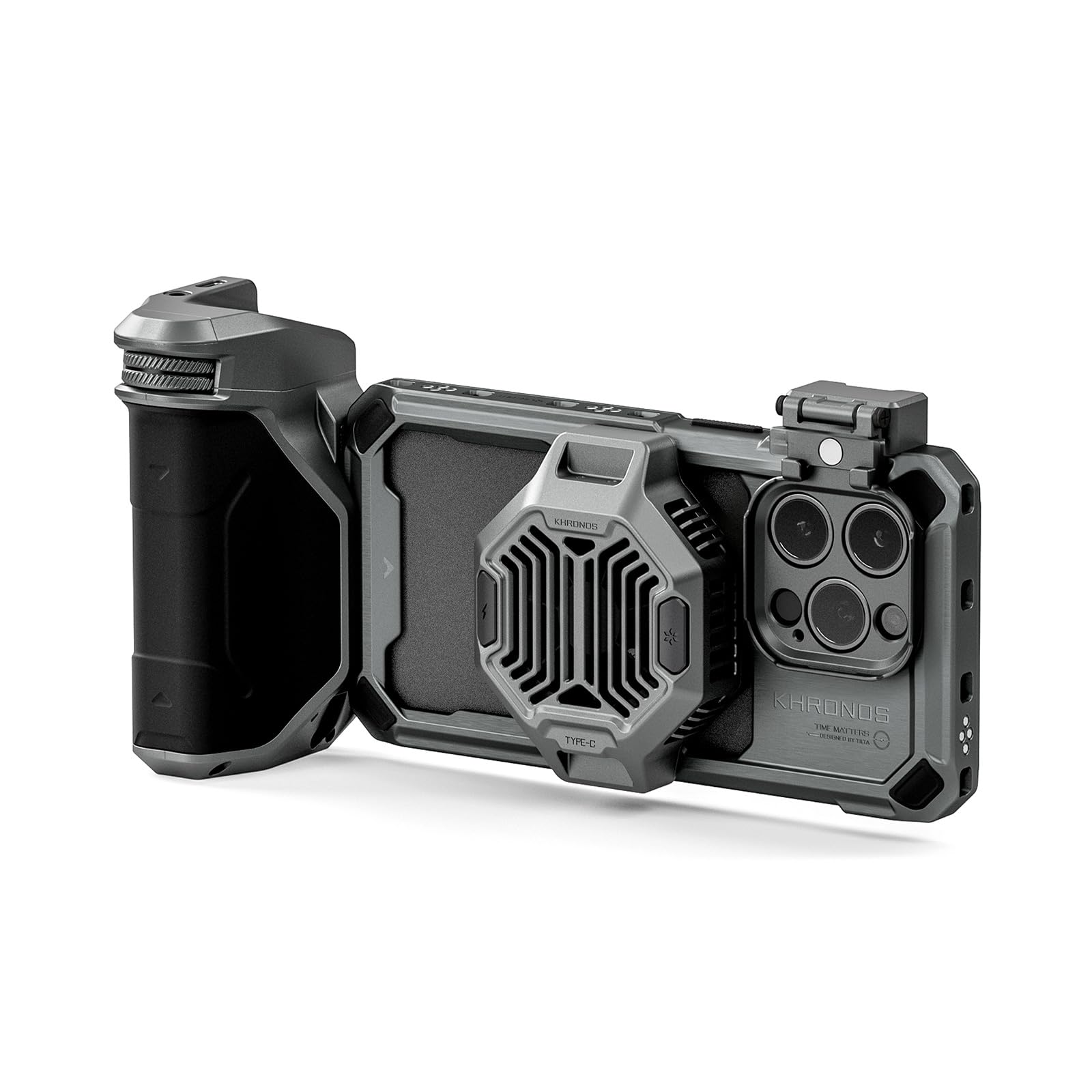 スマートフォン本体 iPhone15pro/256gb + tilta khronos Tilta Khronos iPhone 15 Pro Max Basic Kit - Space Gray with