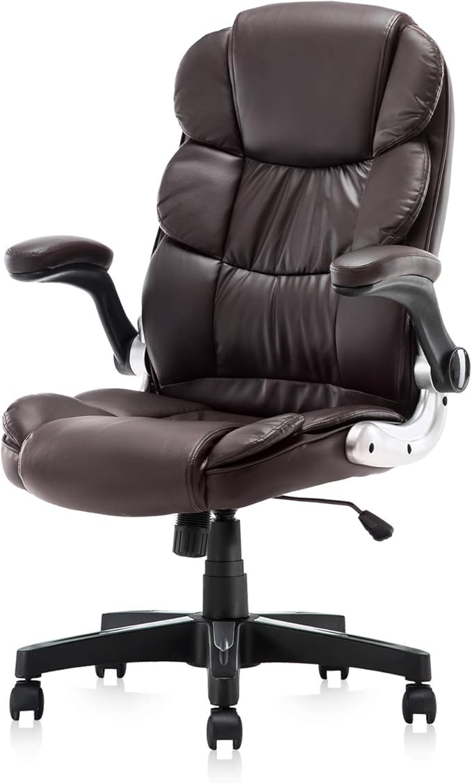KERMS High Back Office Chair PU Leather Executive Desk