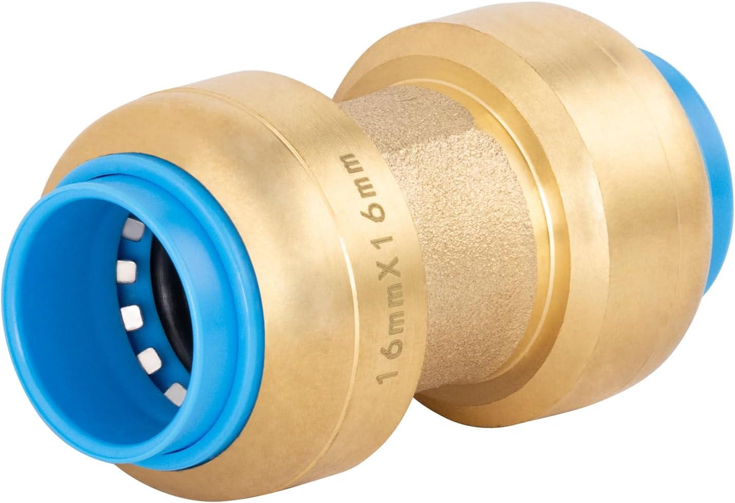 Lot De 5 Raccords En T XFITTING – Laiton Sans Plomb, Connexion Push-fit – Pour Tuyauterie Eau Ou Air – Montage Rapide Sans Outil