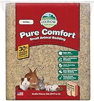 Vista 11 de Oxbow Pure Comfort Ropa de Cama para Animales Pequeños, Arena Absorbente de Olor y Humedad para Caja de Arena de Conejo, Ropa de Cama de Bajo Polvo