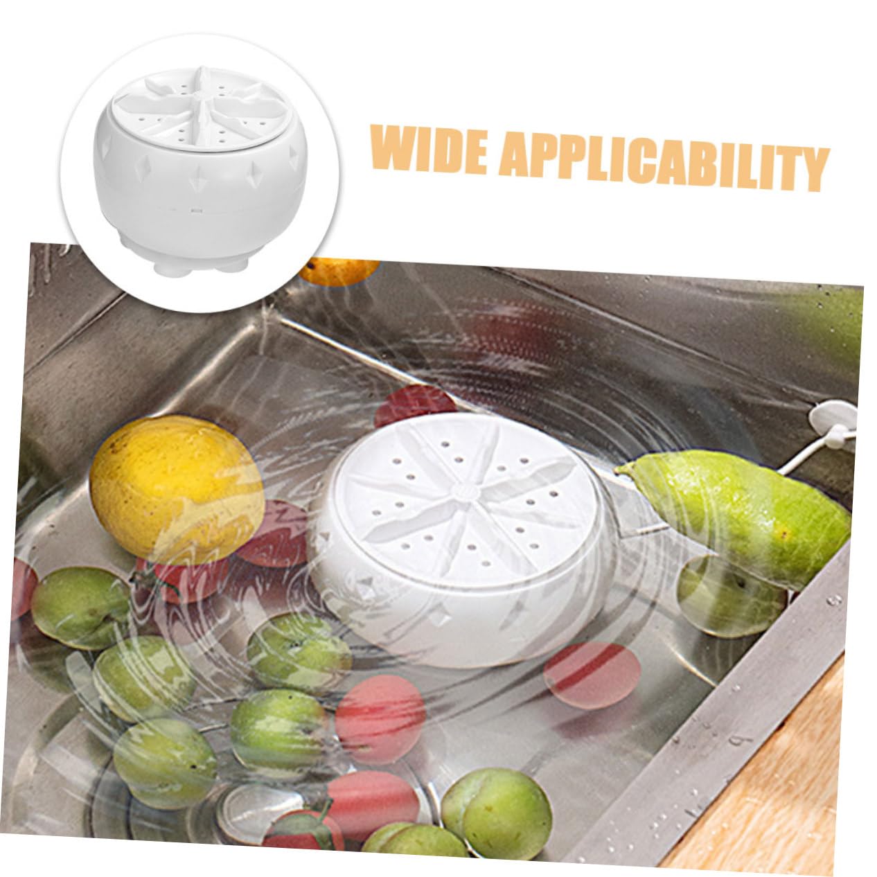 2Pièces Mini Machine à Laver Portable Automatique Laveuse Turbo Vêtements et Petits Articles pour Appartements et Camping Système de Intelligent
