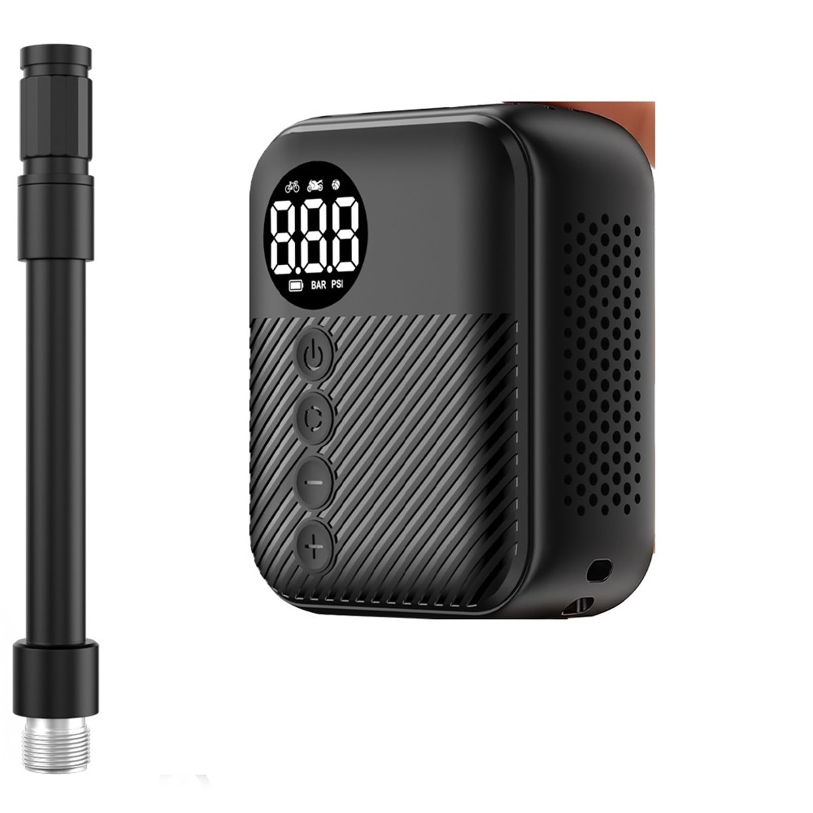 Pompa ad Aria Portatile para Cordino | Strumento di gonfiaggio 150PSI Per palloni da mountain bike Attrezzatura sportiva all'aperto