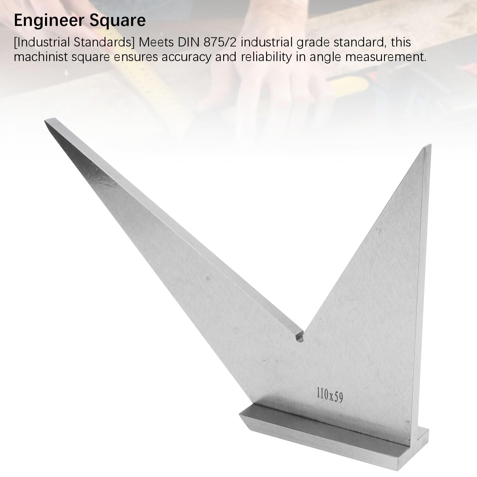 Multi ángulo Mitre Square 30 45 90 120 Grados Ingeniero Cuadrado Ángulo de Acero de Carbono Mitor Cuadrado con Estándares de la Base Construcción Premium Diseño de Base Estable