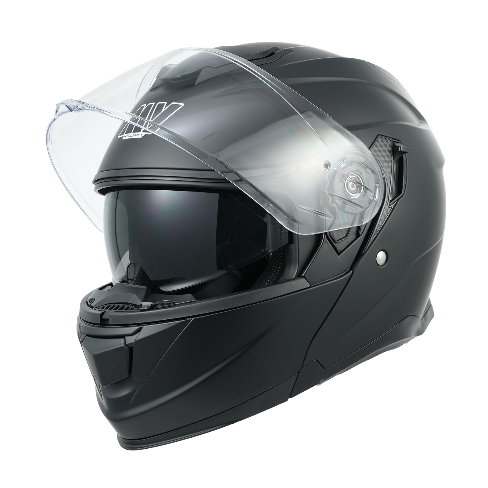 MY Casco Moto Modular 935, Homologado ECE 22.06 con Viseras Dobles para Hombre y Mujer