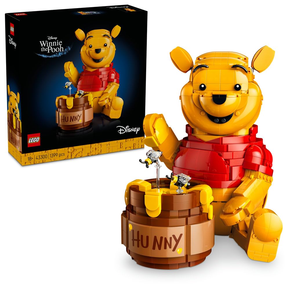 LEGO Disney Kubuś Puchatek 43300 | Model Kubusia Puchatka, zestaw dla dorosłych, prezent dla fana Disneya, 1399 elementów