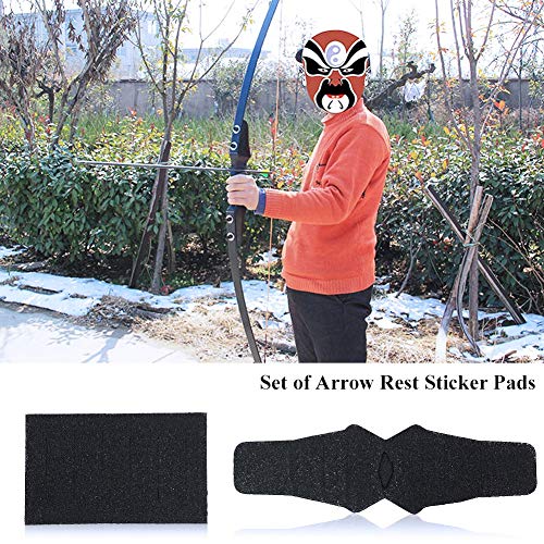 Yosoo Health Gear Arrow Rest Anti Slip Sticker Set, Durable Archery Rest Sticker Compound Bow Shooting Hunting Accessory For Qad Hdx Drop Away Arrow Rest #TOP7