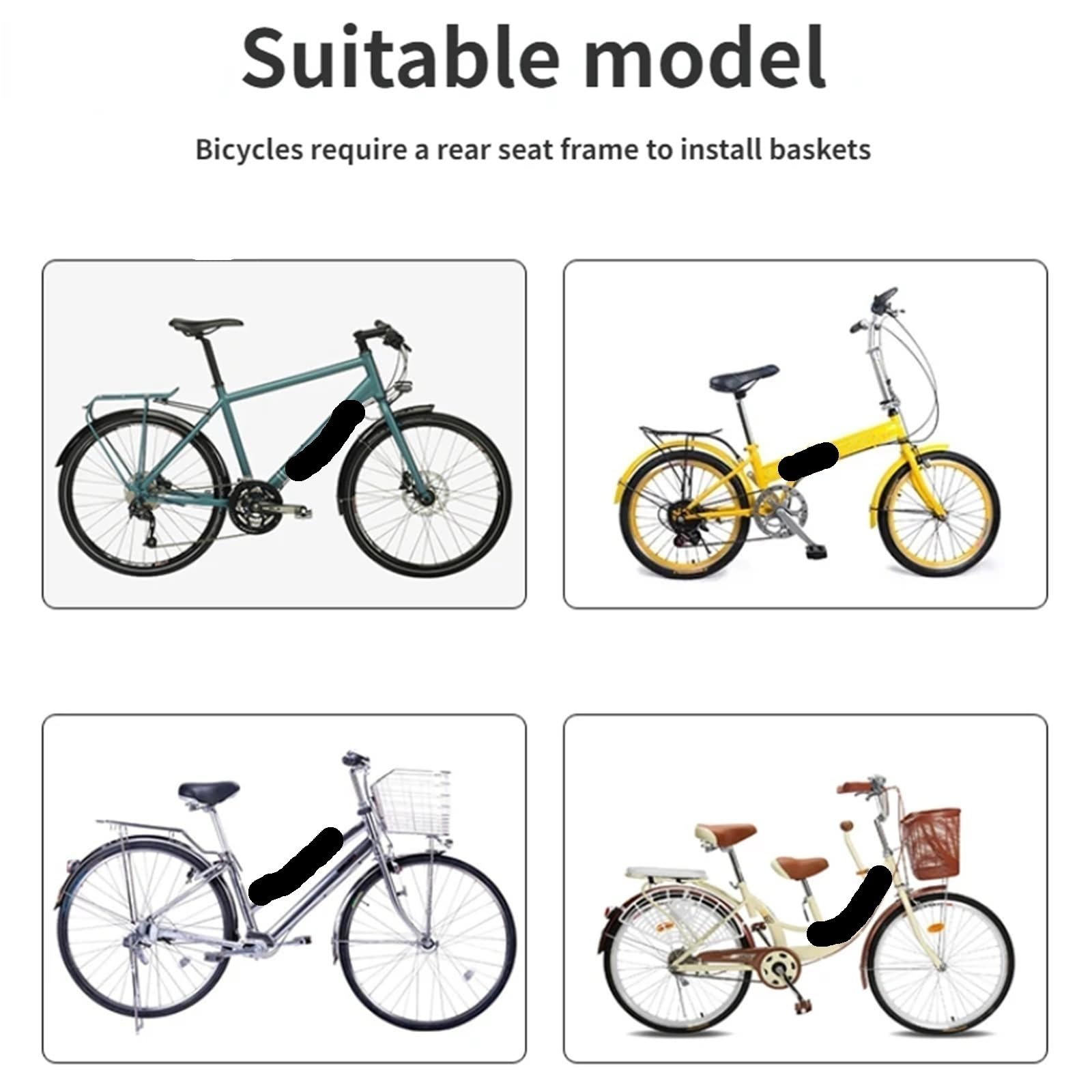 Cesta de Bicicleta plástico