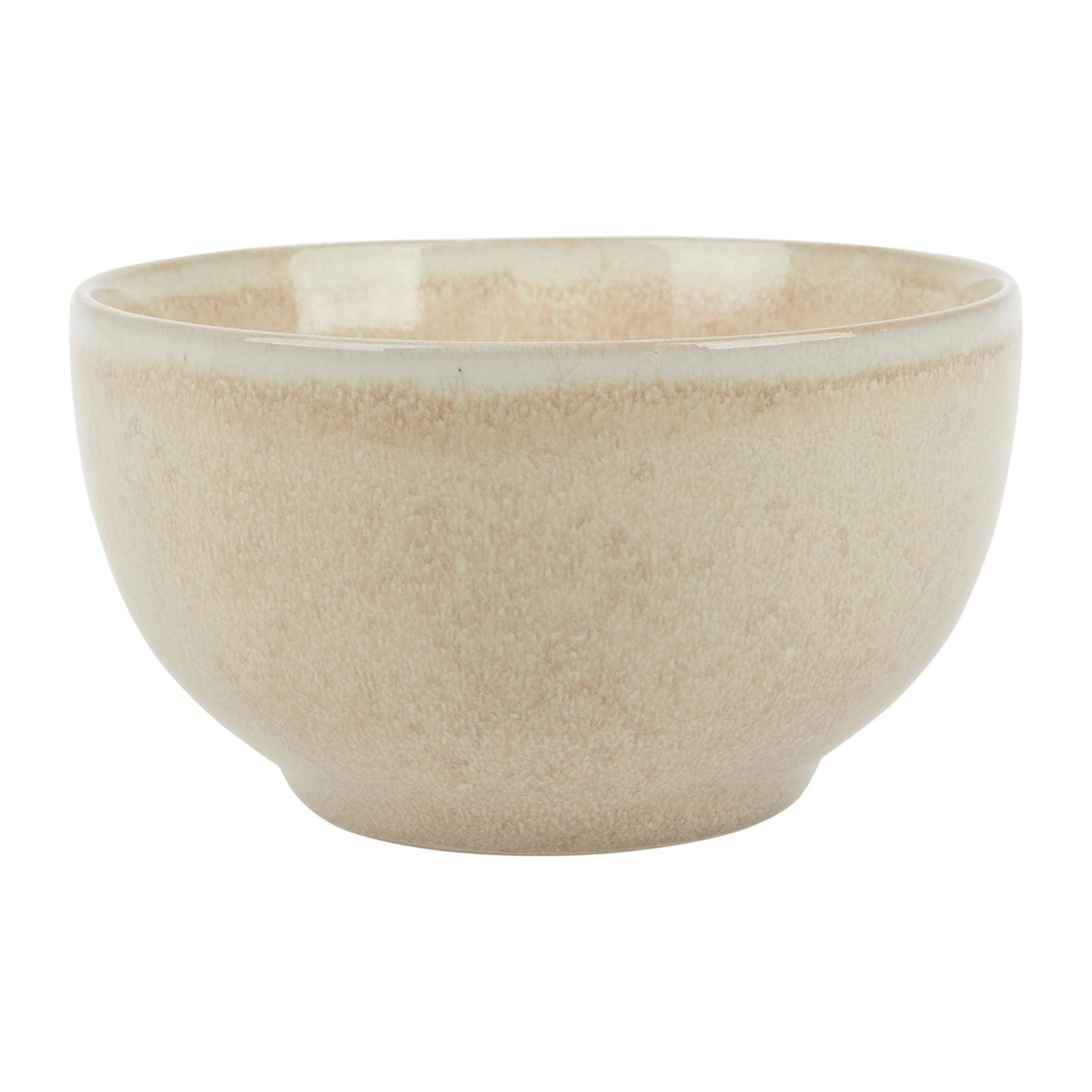 Geneviève Lethu 535335 Bol 60 cl Grès - Collection NUANCIA - Ø 13.5 cm H 7.5 cm - Coloris Crème