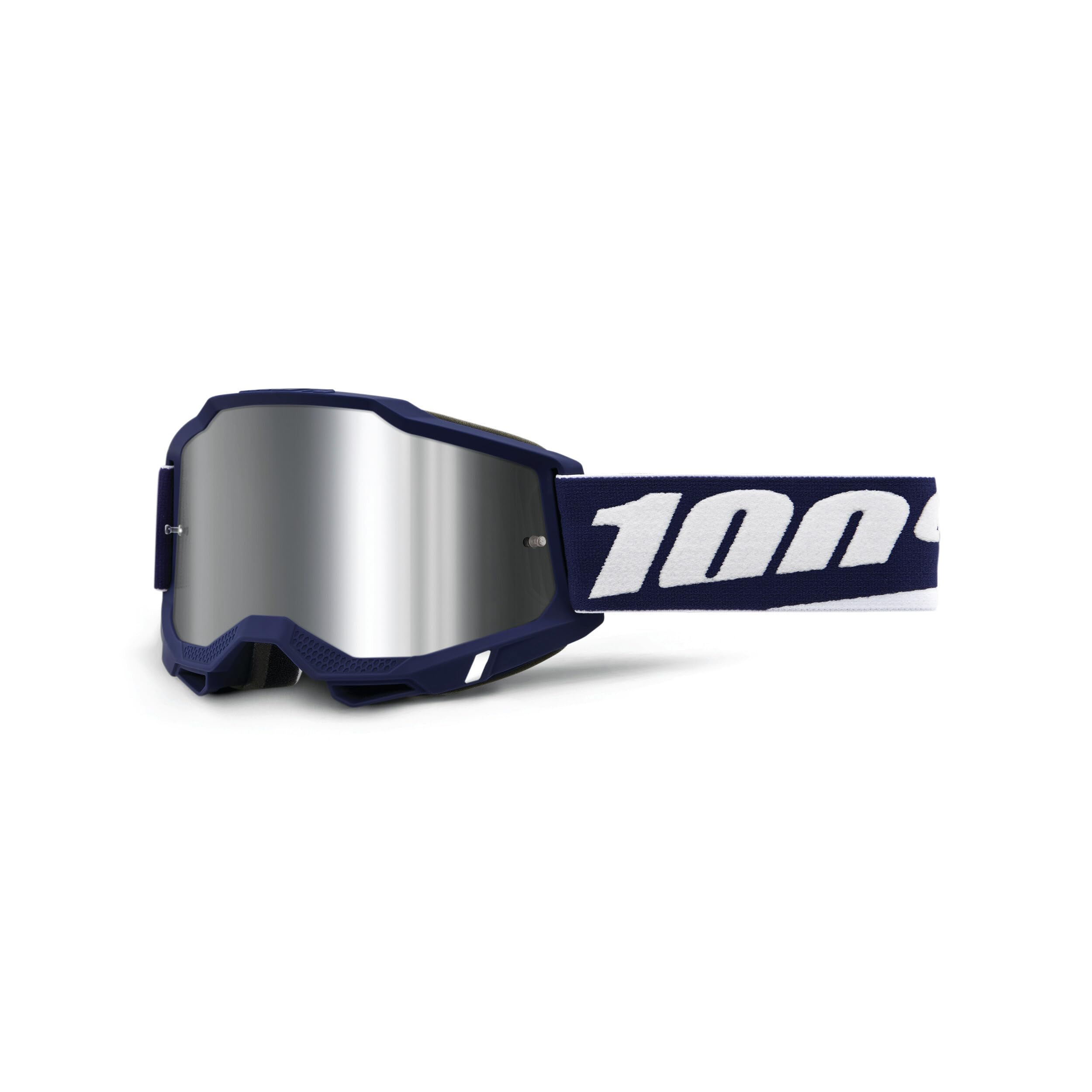 100%Accuri 2 Motocross & Mountain Biking Adult Goggles (Mifflin - Mirror Silver Flash Lens)
