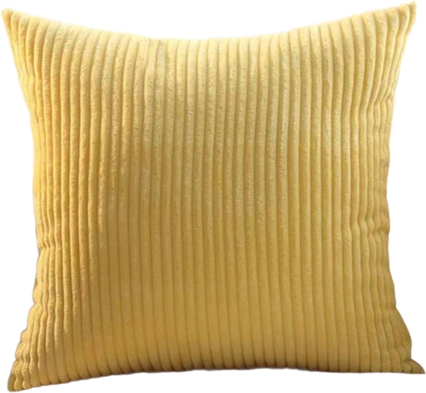 Housse de coussin velours côtelé 50x50 pour un canapé chaleureux et une déco de chambre cosy